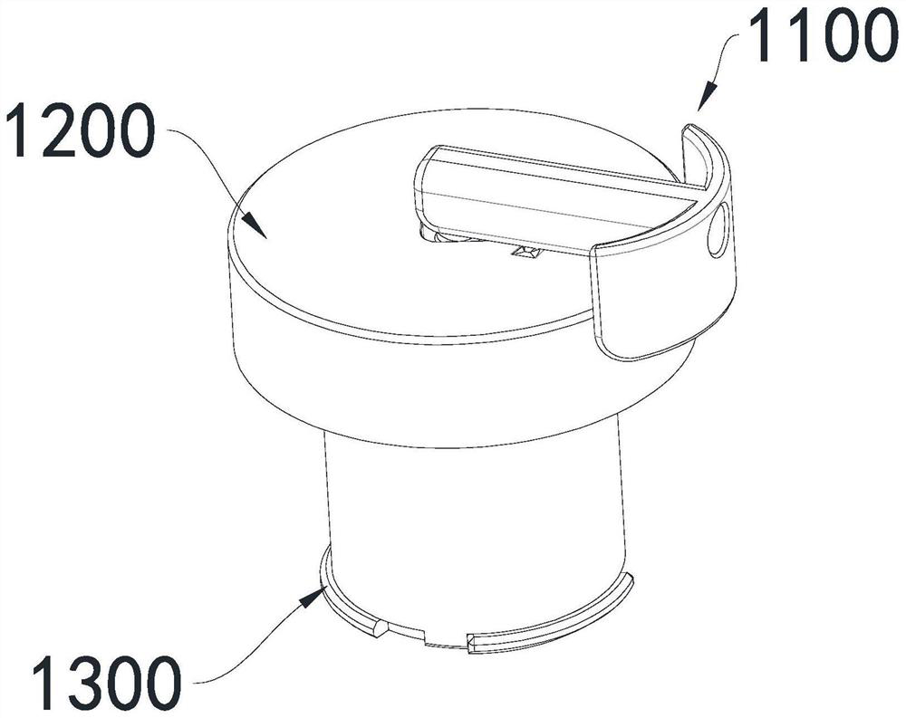 Lever opening type bottle cap