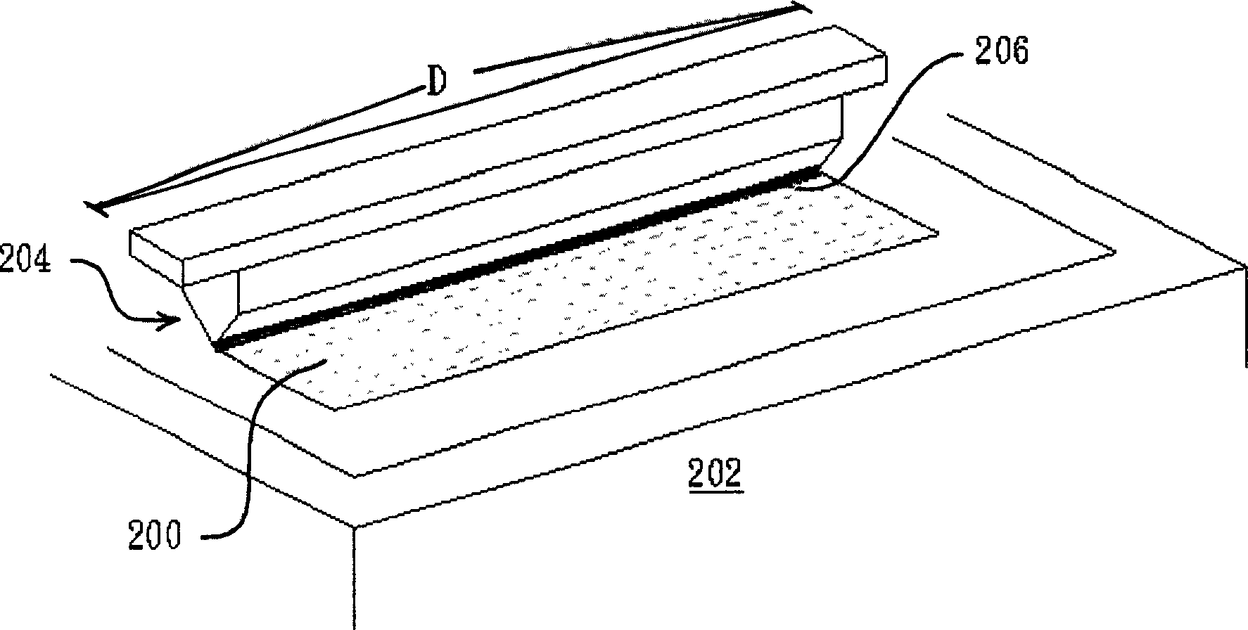 Fine seam type coating device