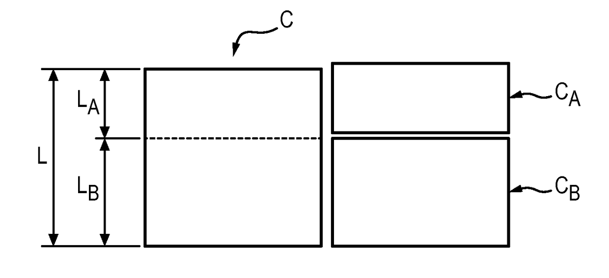 Photovoltaic module comprising a plurality of bifacial cells and method for producing such a module