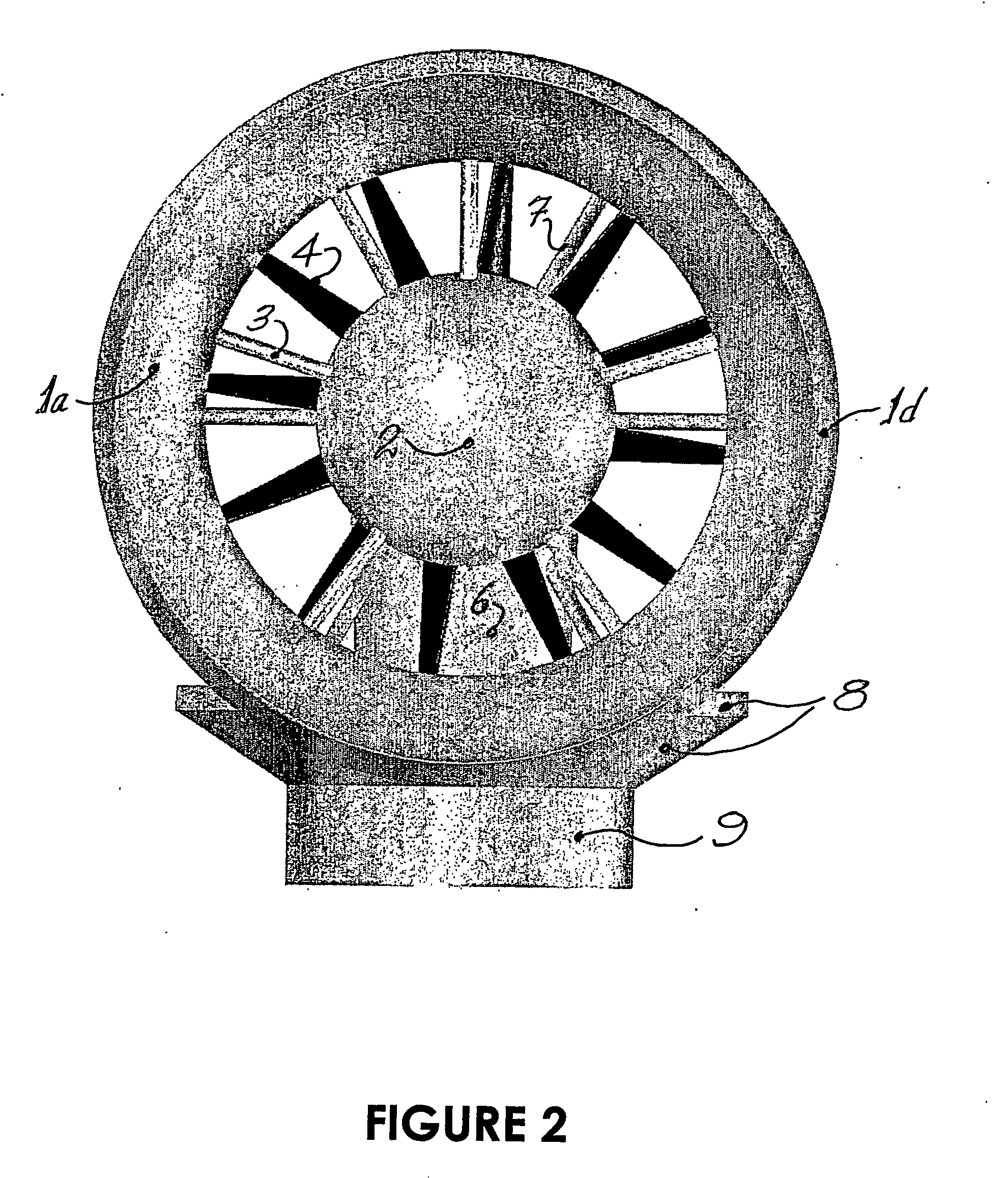 Wind powered turbine engine