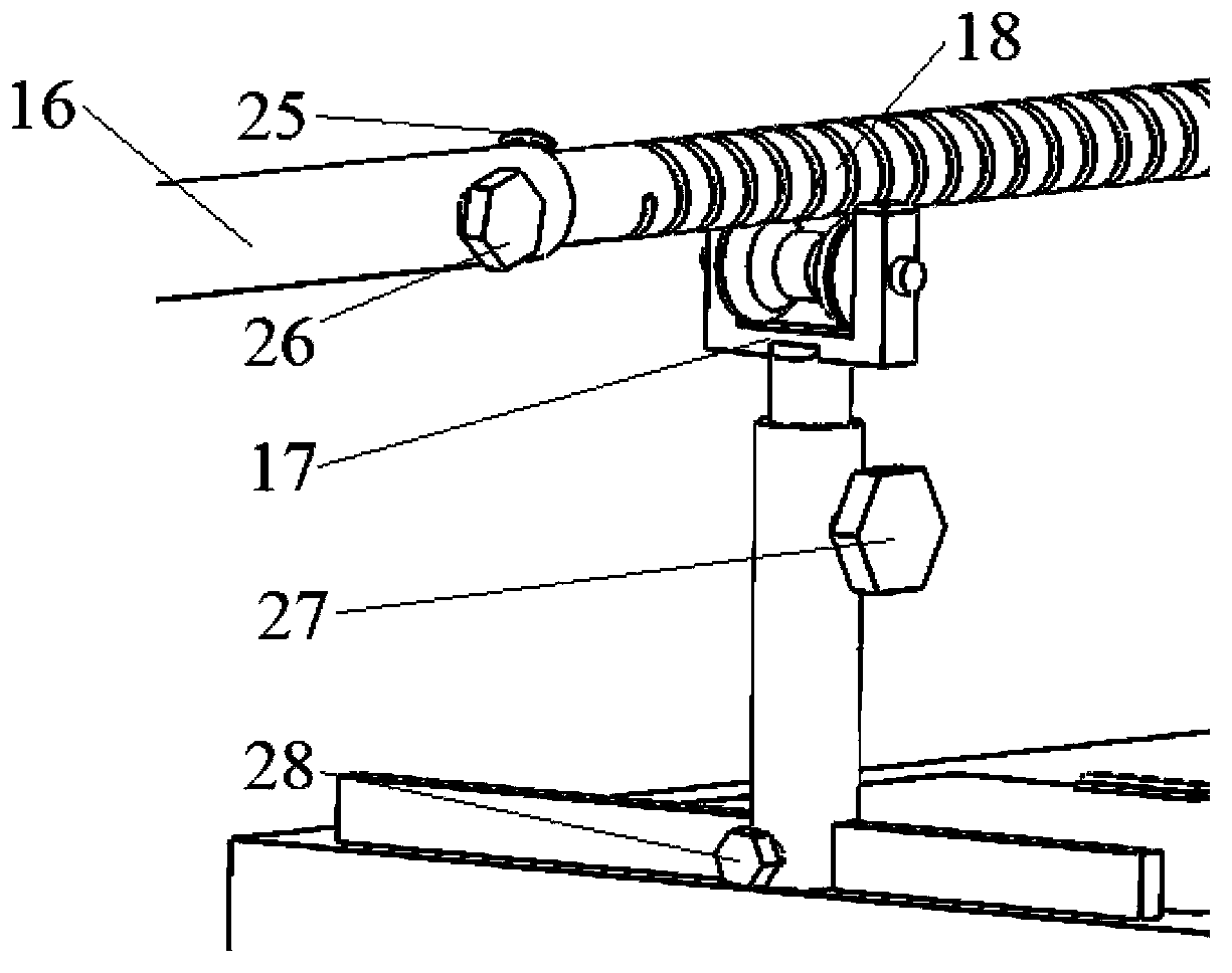 Indoor model test device capable of simulating slurry balance shield construction and use method thereof