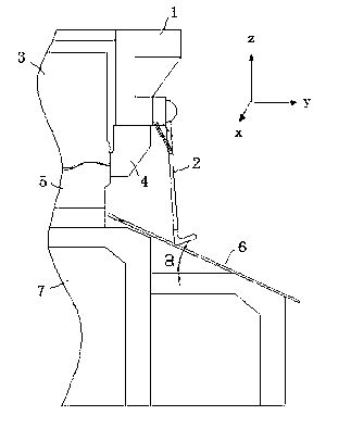 Auxiliary pushing mechanism for die scrap discharge