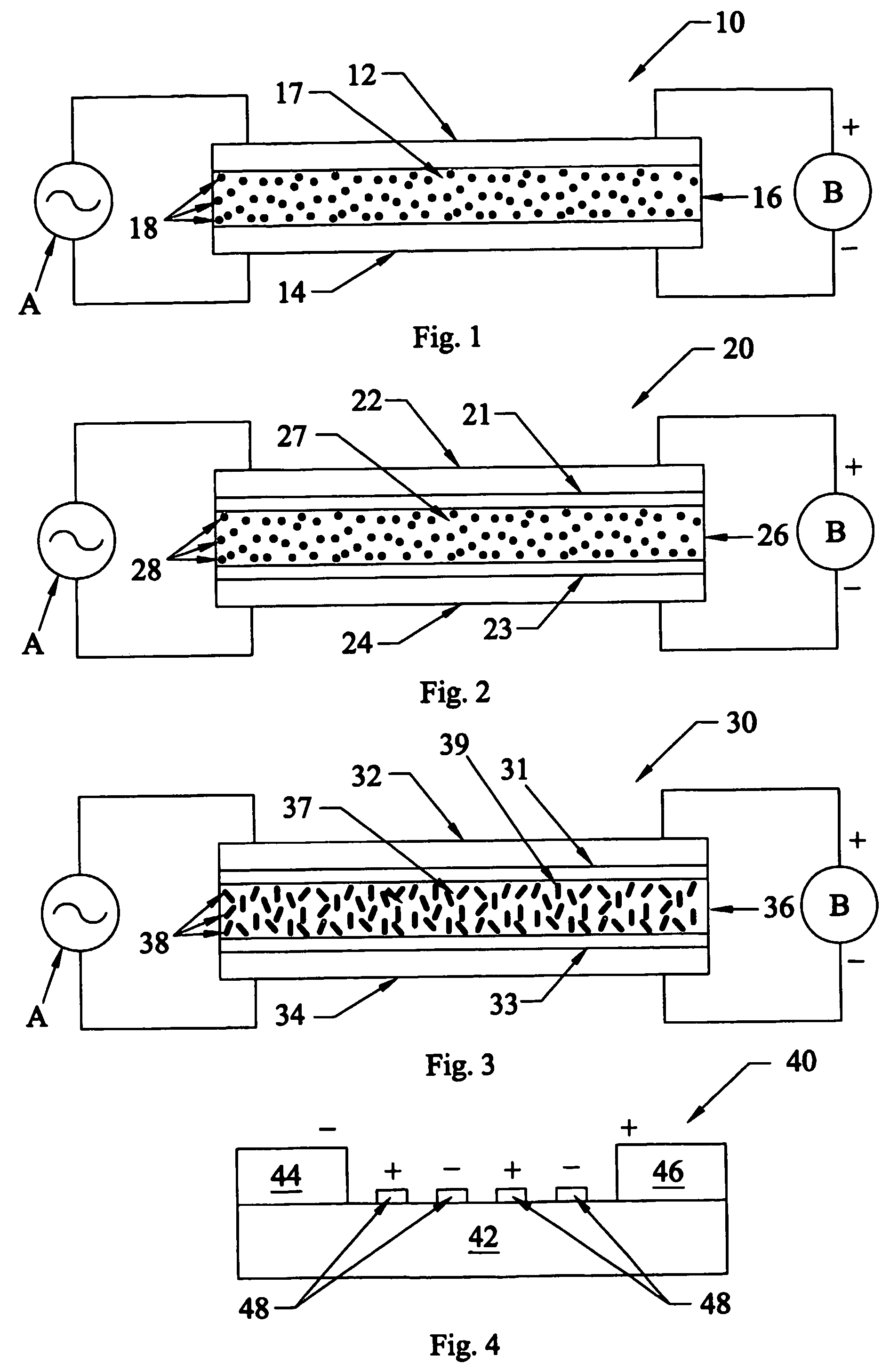 Variable capacitors, composite materials