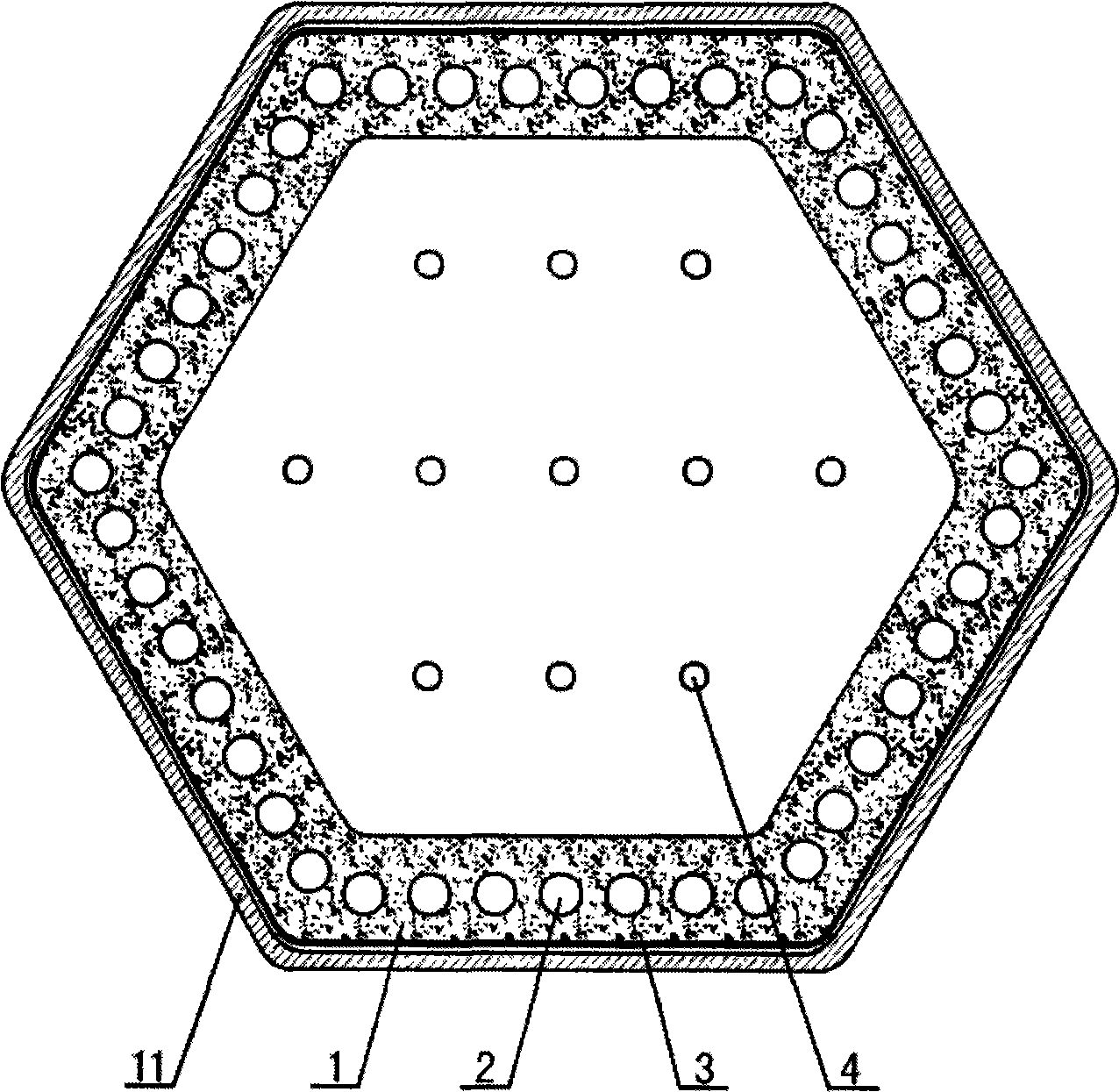 Compressed straw sustained-release fertilizer planting device covered with knitting bag load-bearing container