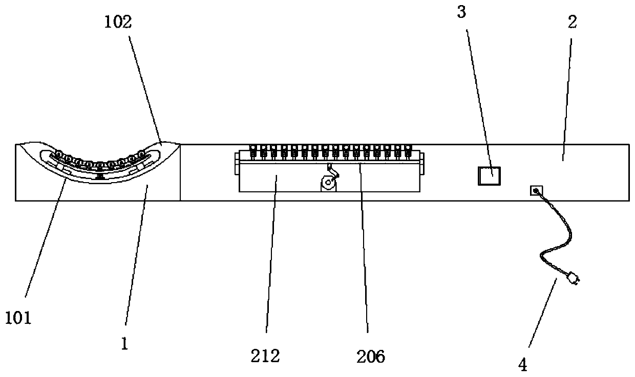 Auxiliary treatment device for hypertension patients