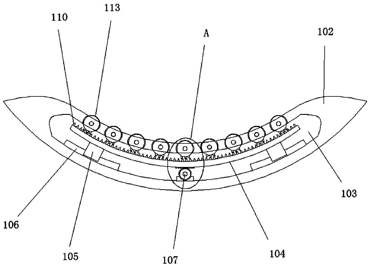 Auxiliary treatment device for hypertension patients