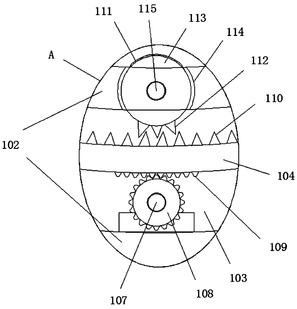 Auxiliary treatment device for hypertension patients