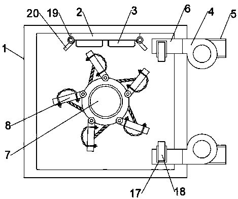 Combined type high-applicability pin drying device