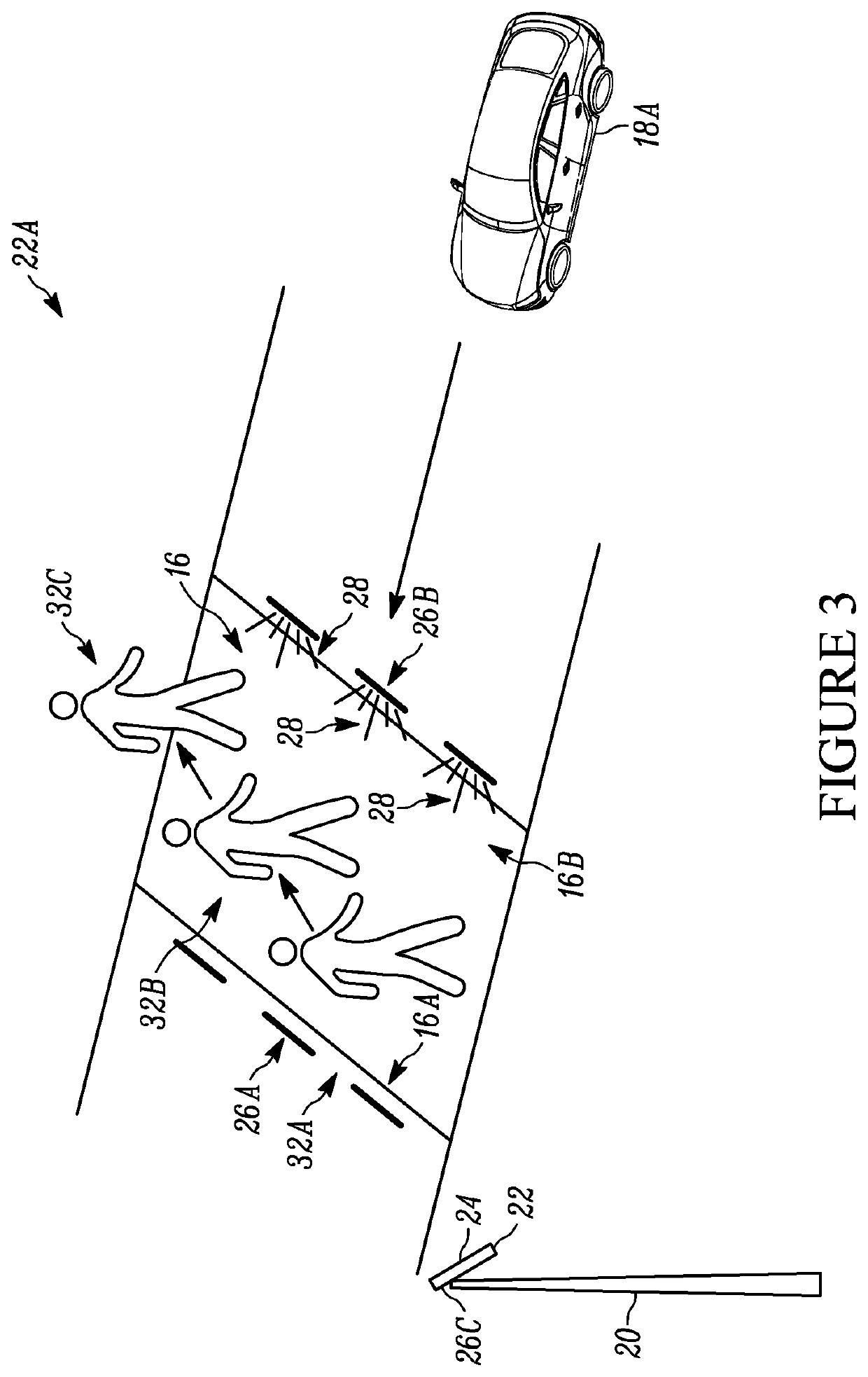 Intelligent intersection crosswalk vulnerable road user warning system