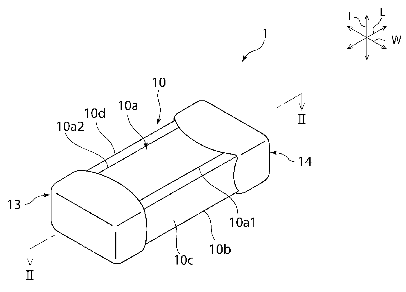 Multilayer ceramic electronic component, series of electronic components stored in a tape, and method of manufacturing multilayer ceramic electronic component