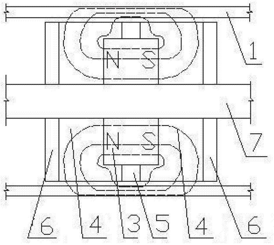 Valve control constant magnetic magnetorheological damper