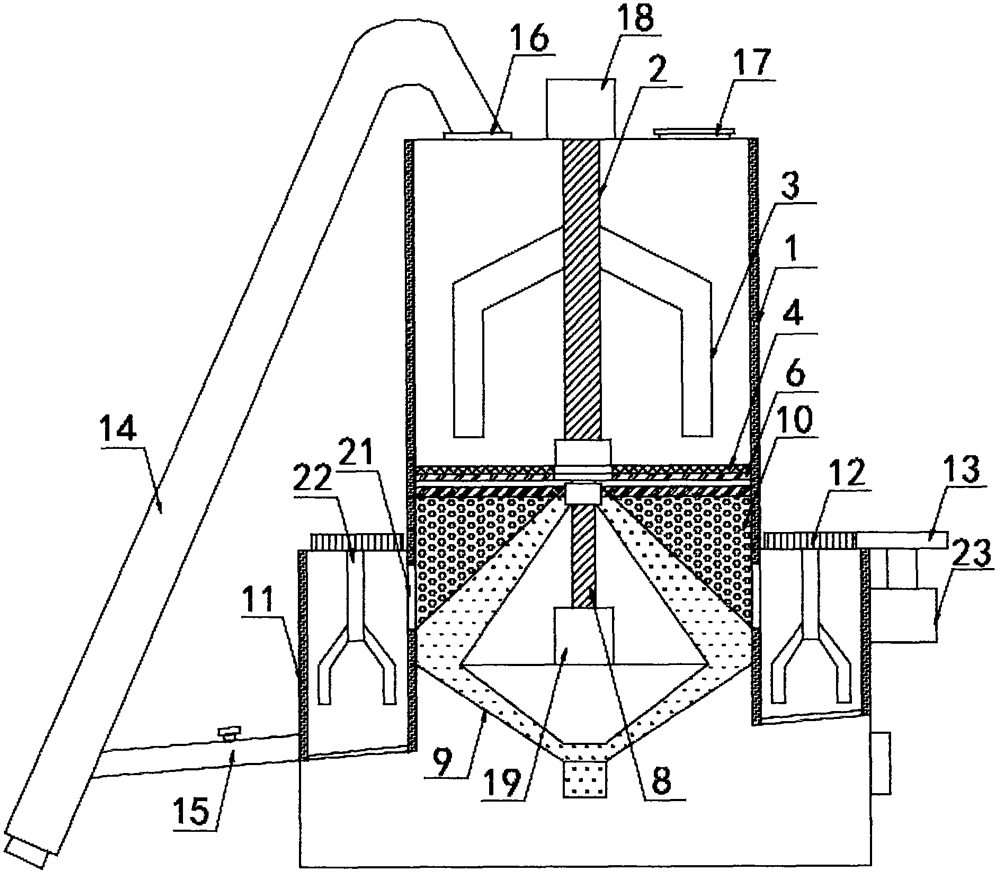 A drying device for the material inside the pillow