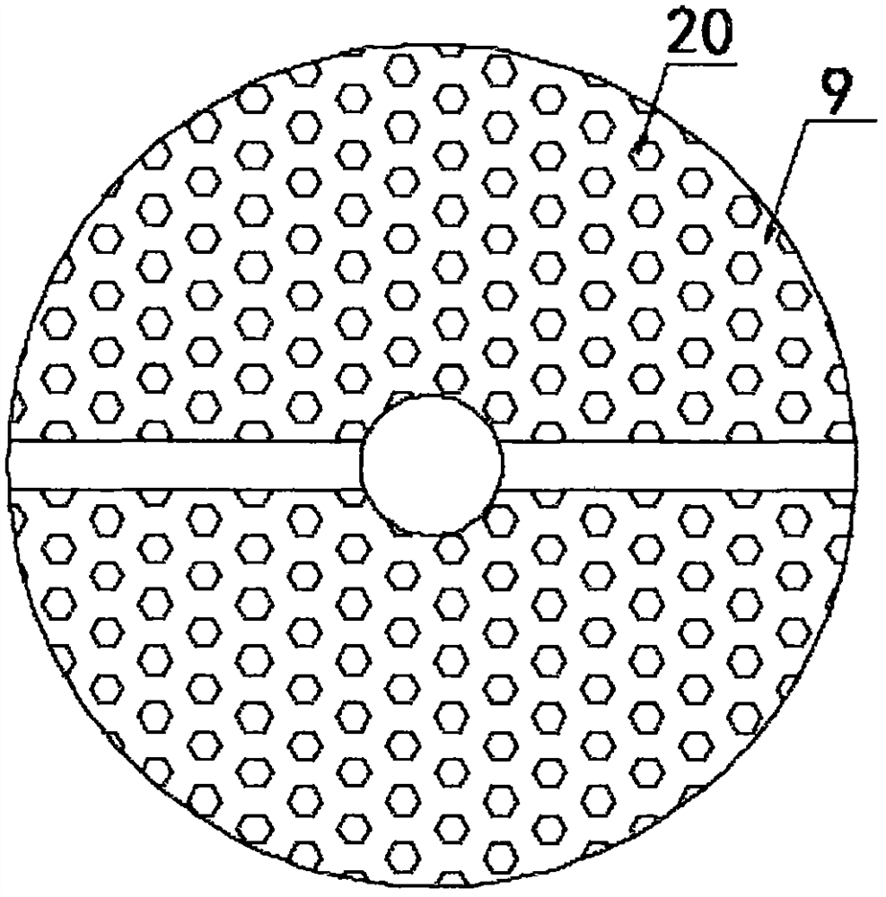 A drying device for the material inside the pillow