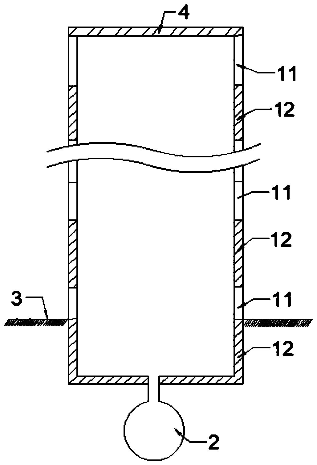 Serial water-collecting well drainage device and method for landslide control