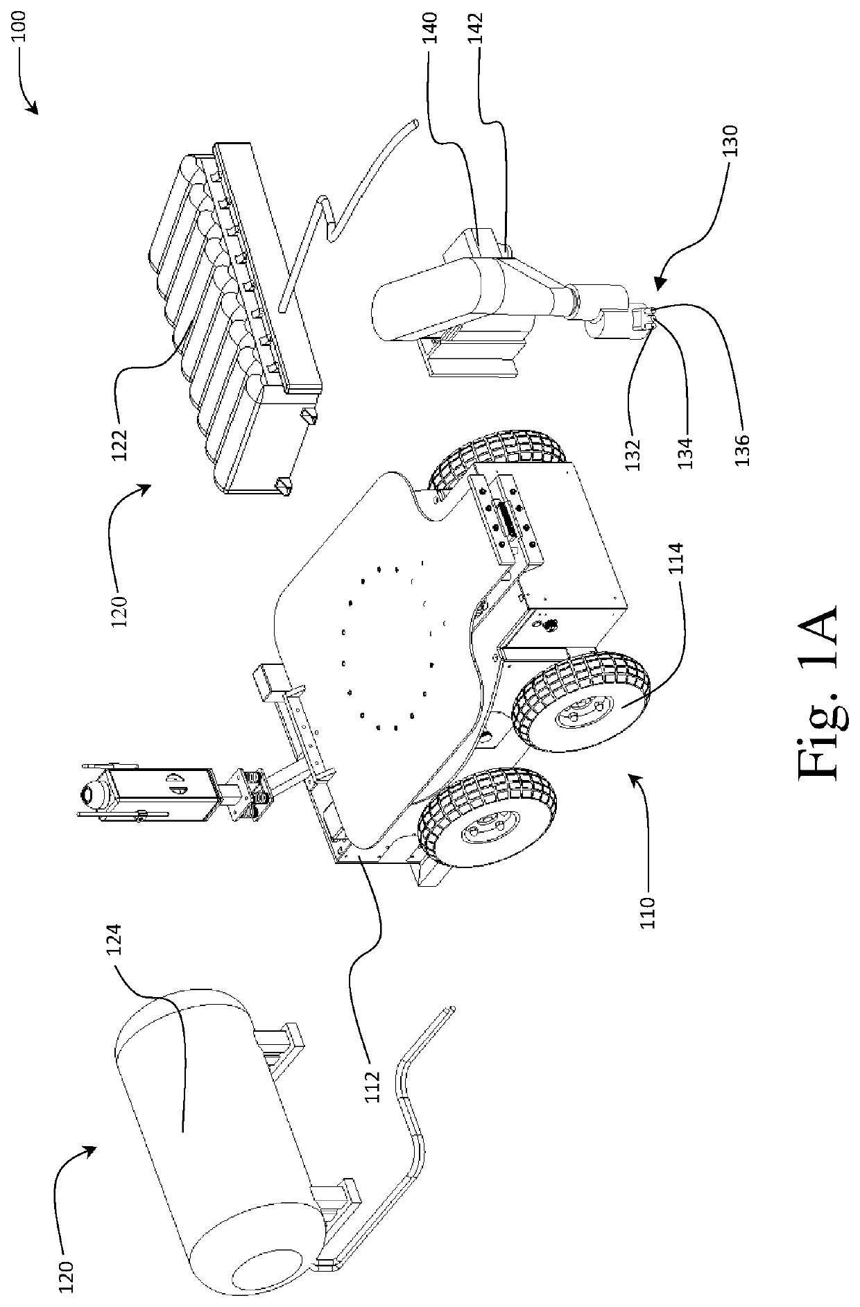 Agricultural robot for a vertical farming unit