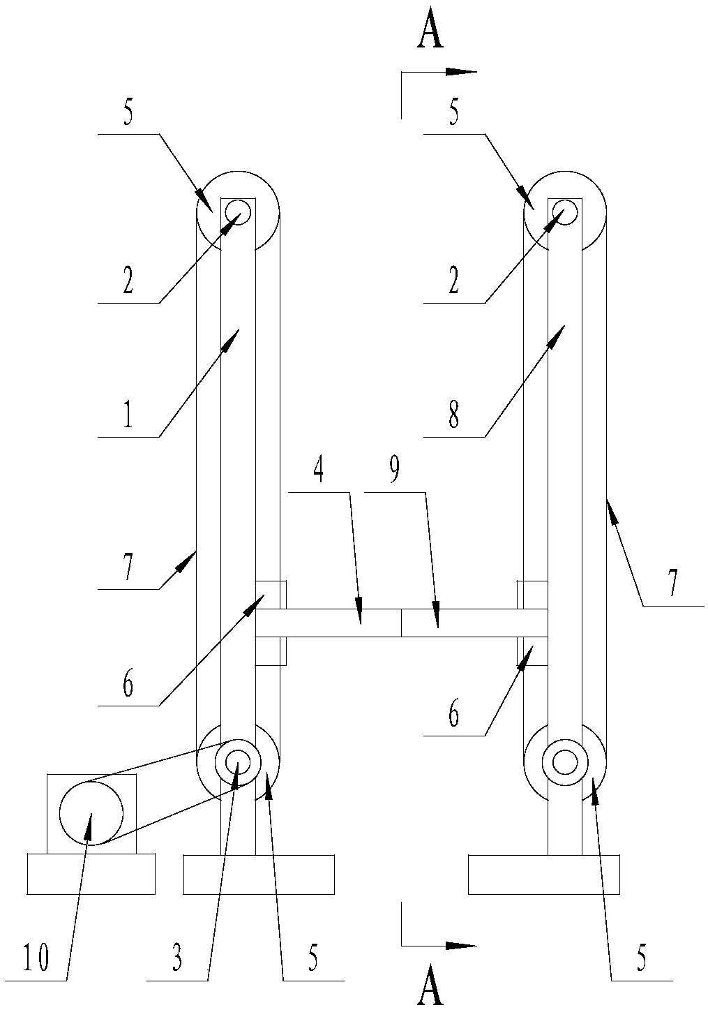 Electric inspection and maintenance ladder