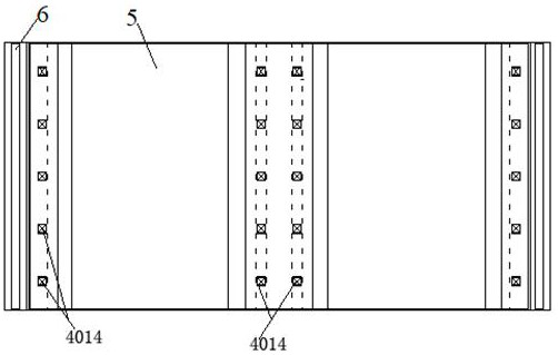 Full-section precast concrete pouring method