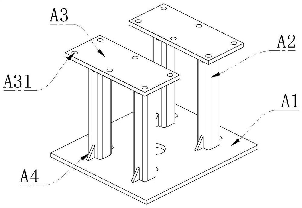 A test device and test method for the bearing capacity of a mining steel strip