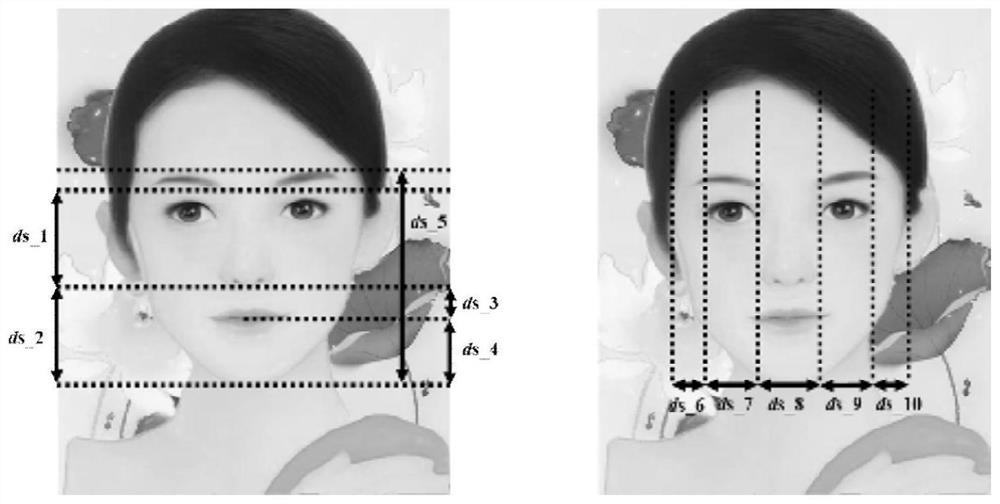 Facial aesthetics evaluation method based on visual facial form judgment and storage medium