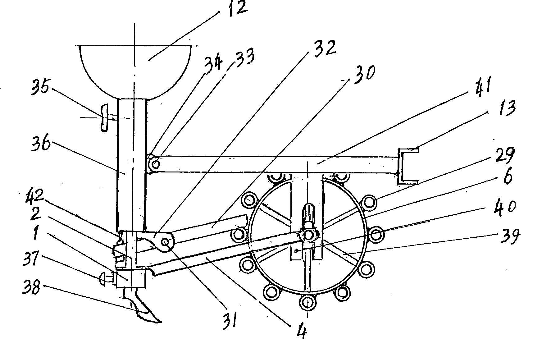 Multifunctional quantitatively positioning planting and fertilizing machine