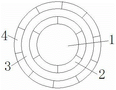 Layered aluminum alloy conductor and annealing process thereof