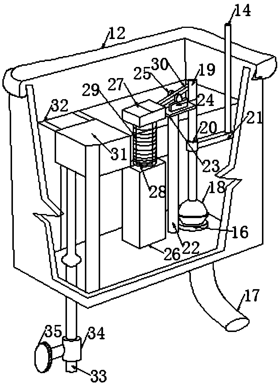 Household toilet with somatosensory automatic water outlet function