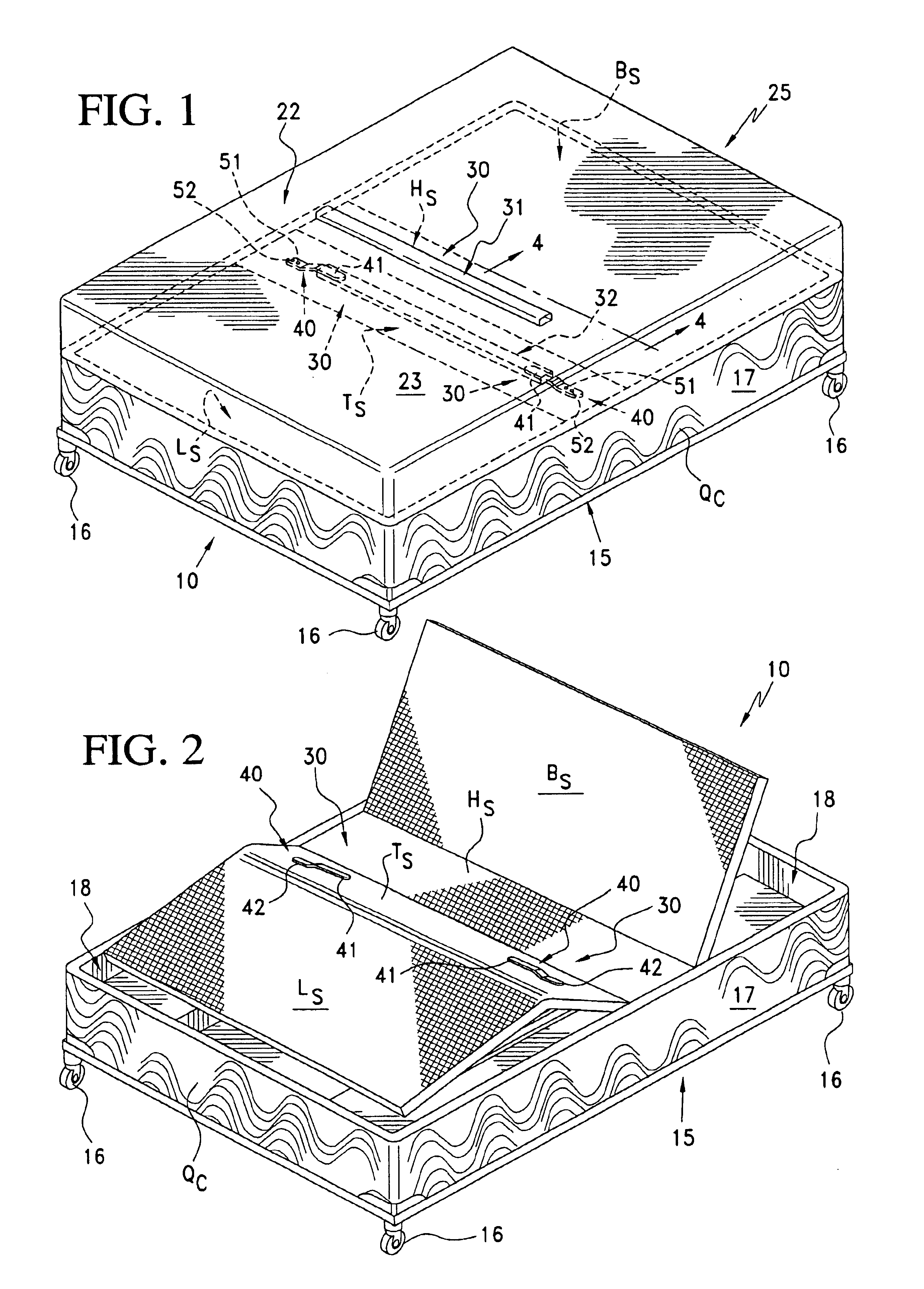 Adjustable bed mattress clip