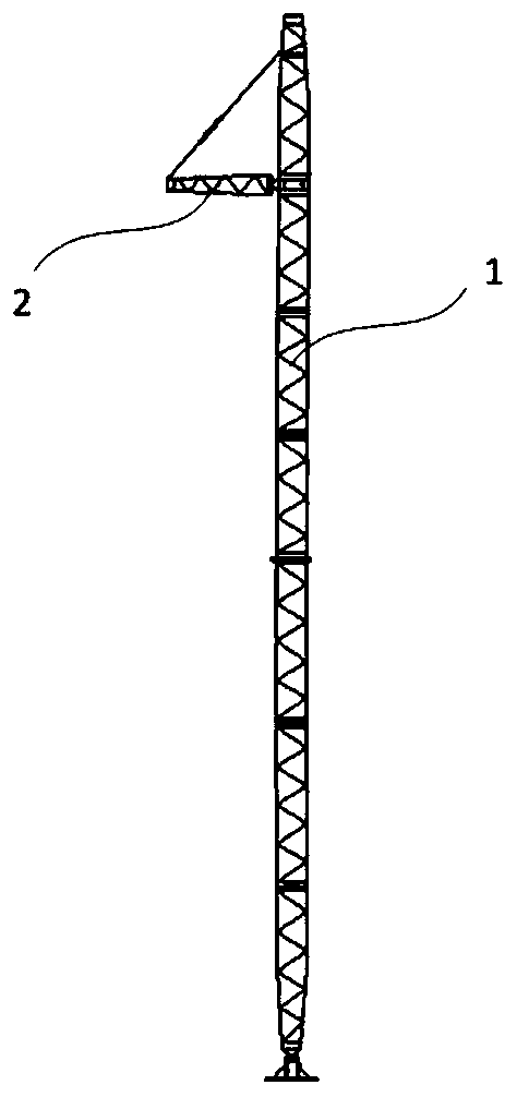 A power transmission emergency repair tower