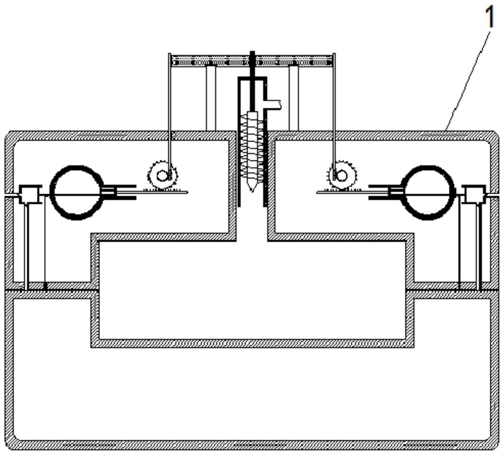 Energy-saving and environment-friendly plastic heat-insulating board forming device