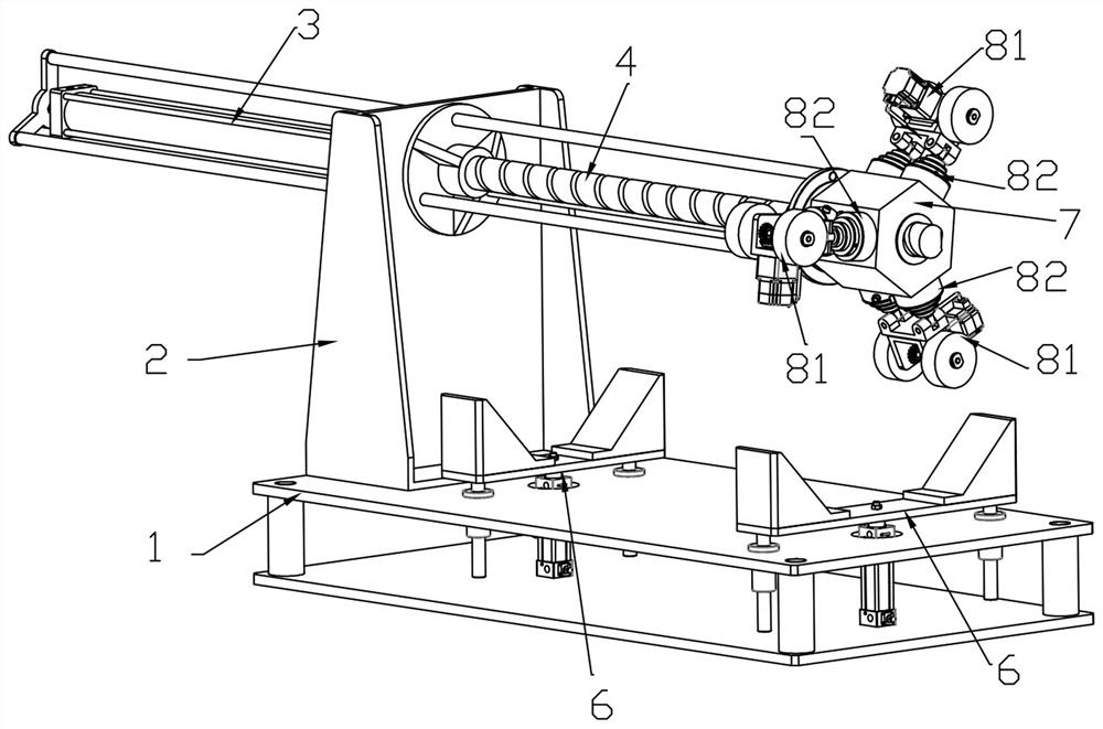 Taper pipe inner wall grinding method