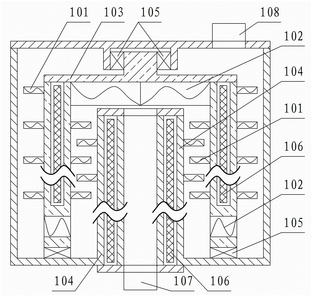 Axial-flow type integrated dewatering pump