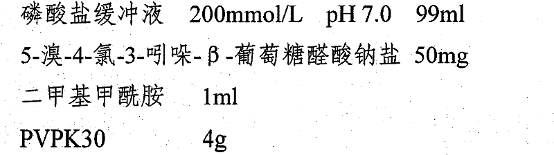 Kit for detecting aerobic bacteria in vaginal discharge and preparation method thereof