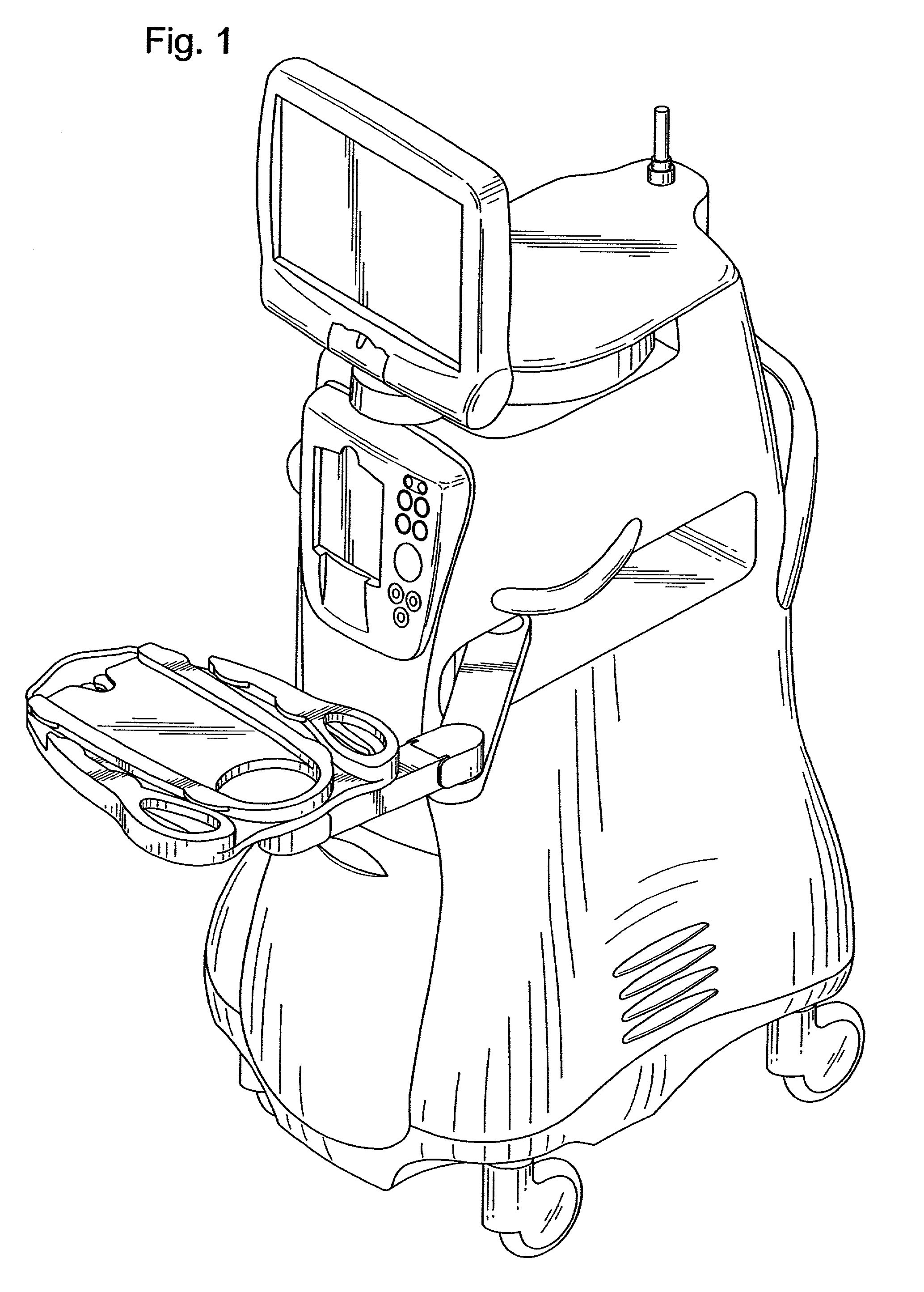 Surgical cassette latching mechanism