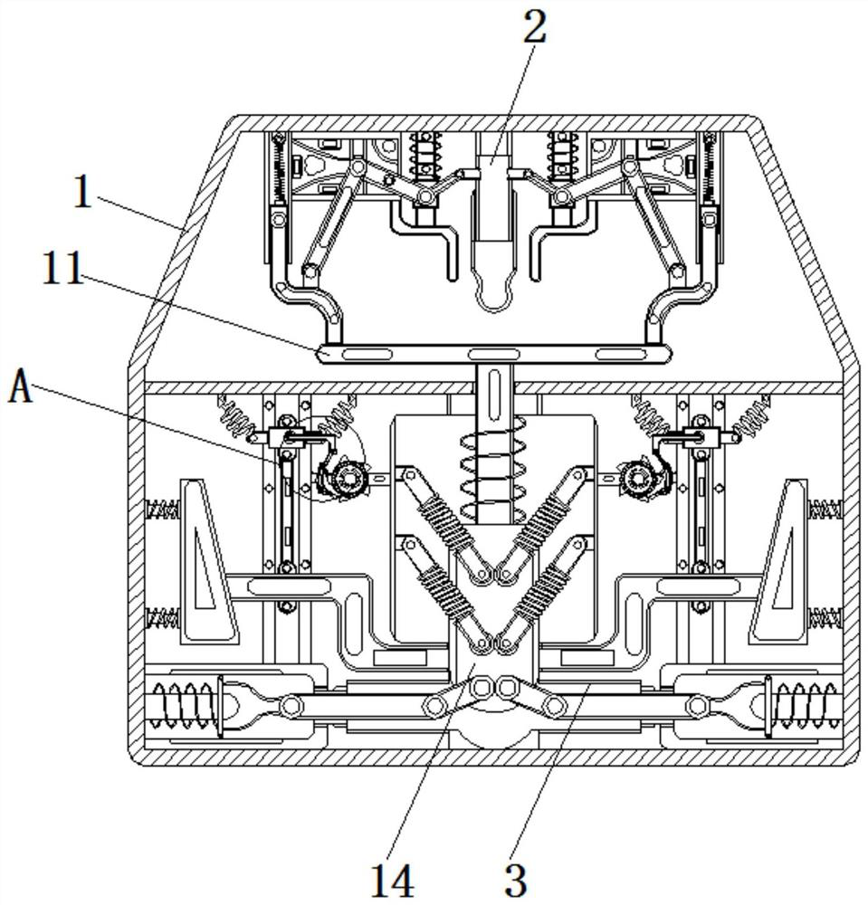 Equal-weight packaging device with material leakage prevention function