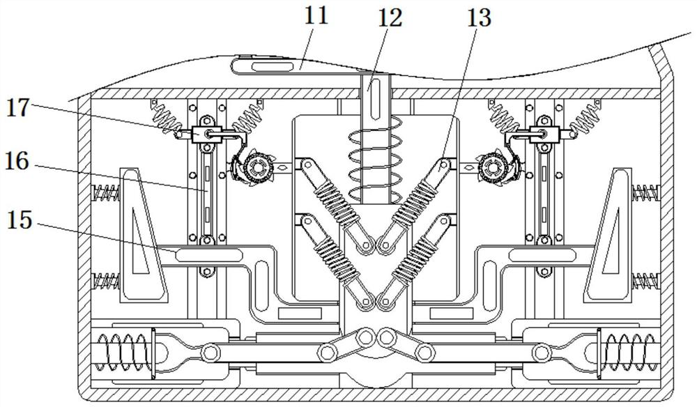 Equal-weight packaging device with material leakage prevention function