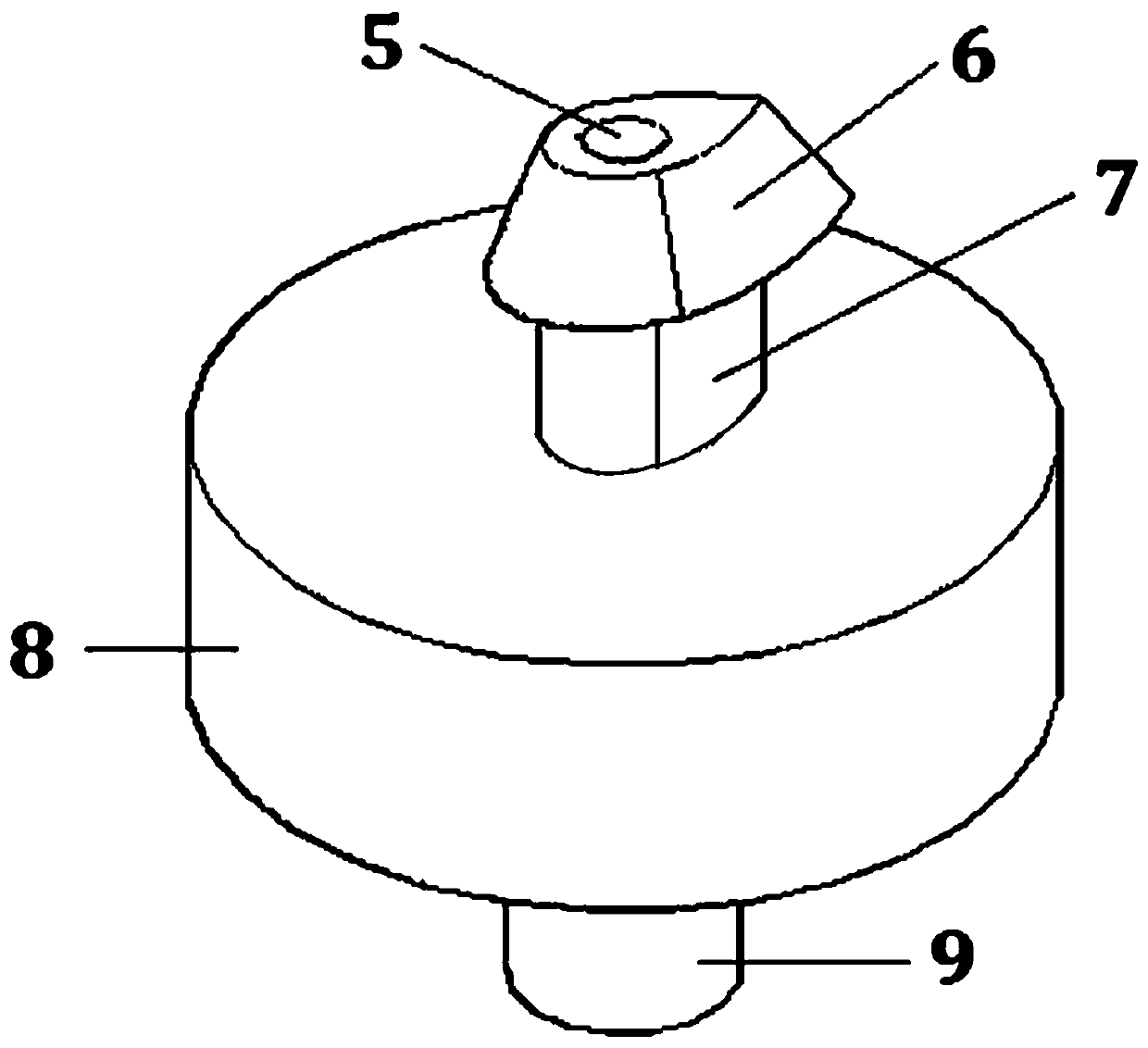 Single-ellipsoidal double-parabola streamlined irrigation emitter plug and mounting method thereof