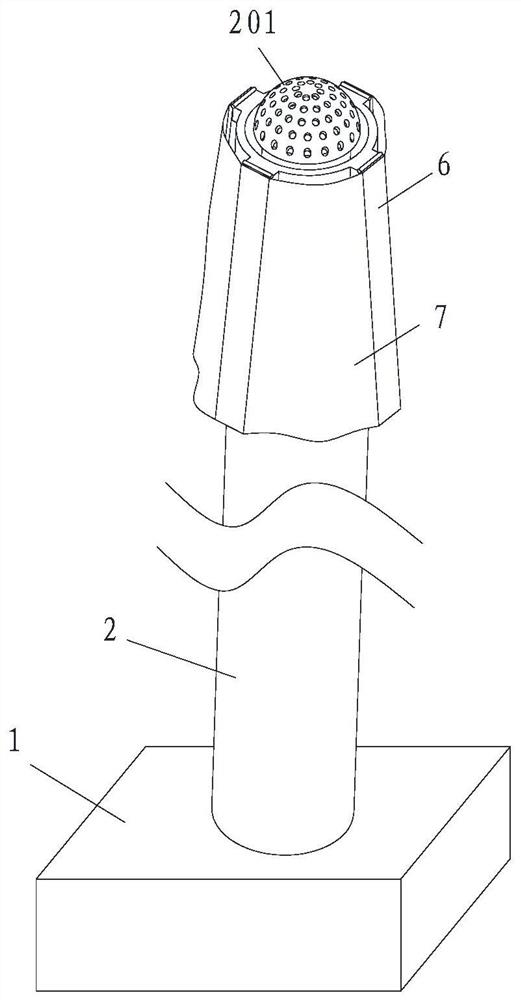 Freezing device and tumor ablation equipment