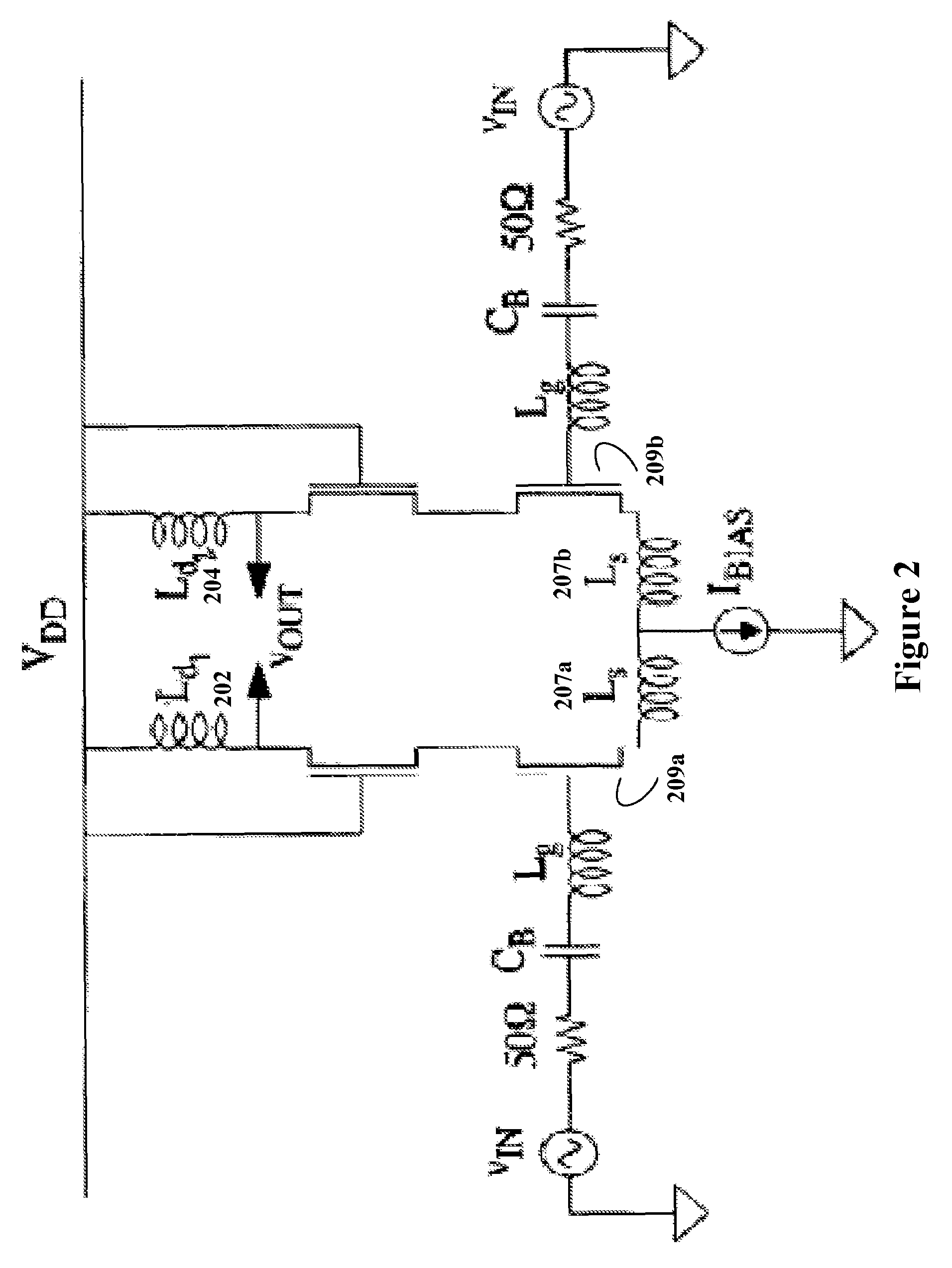 Low mutual inductance matched inductors