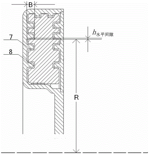 Silicone-oil torsional vibration damper with high rigidity and high damping