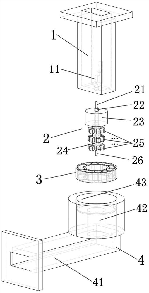 Non-contact ultra-wideband waveguide rotary joint, control system, method and application