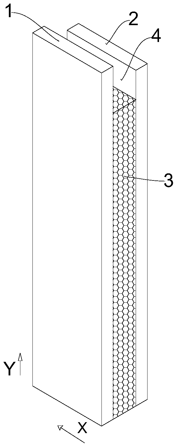 L-shaped column structure and house