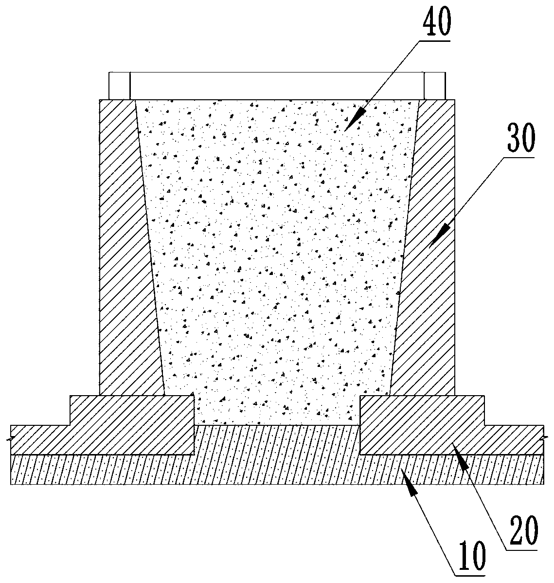 An integral bridge pier reinforcement structure and its construction method