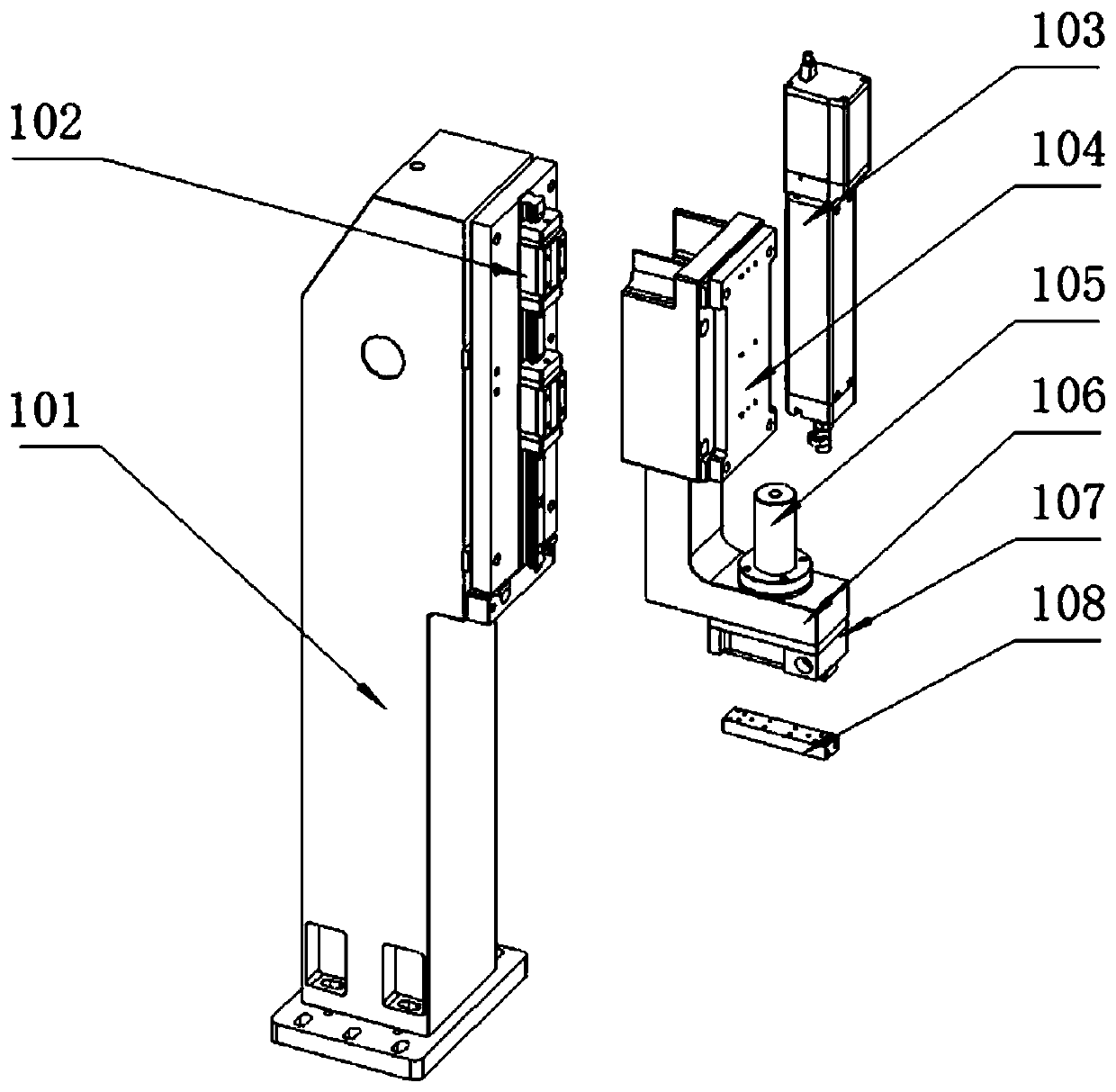 On-line heat sealing device