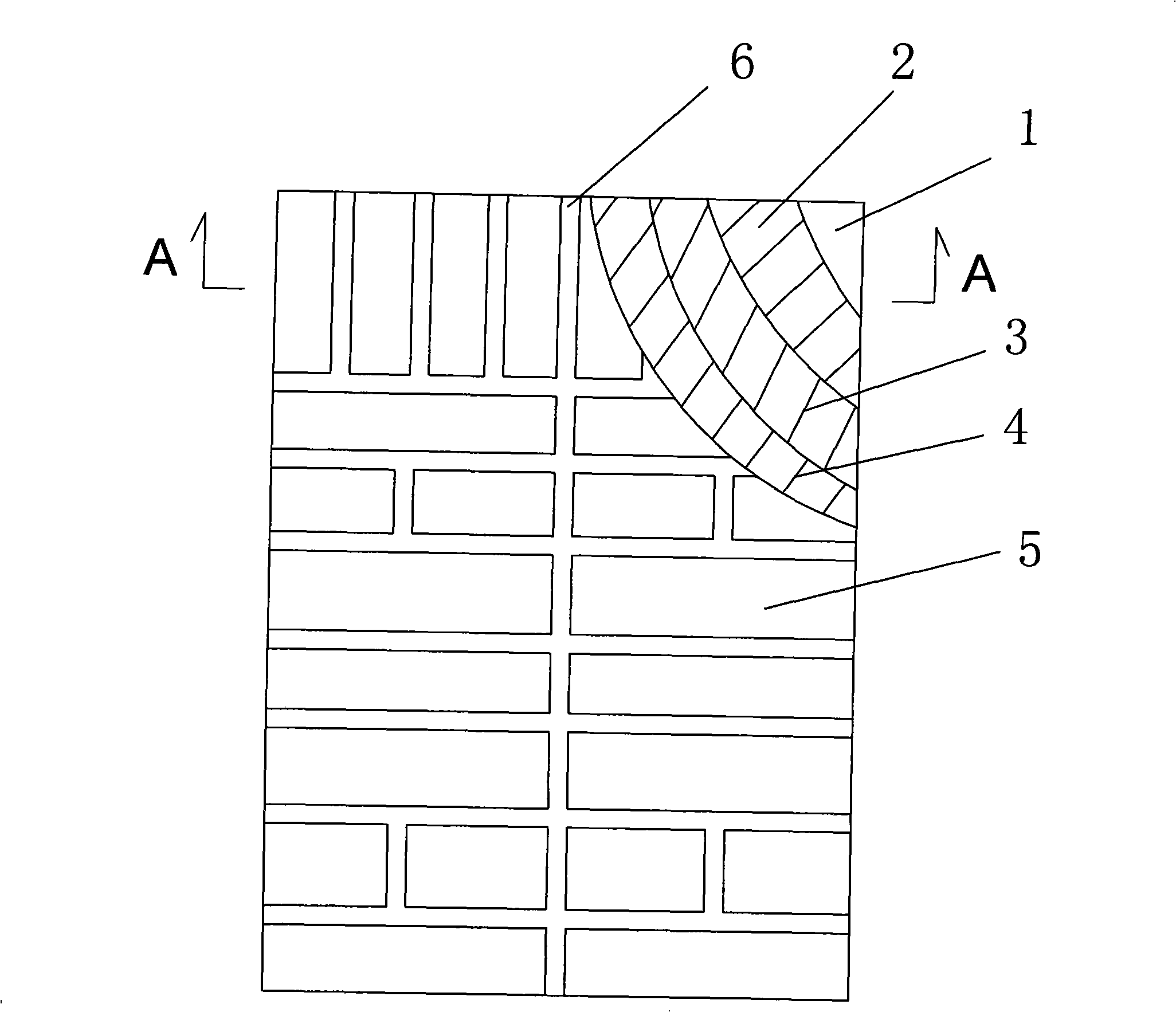 Construction method of ture mineral varnish face brick-imitation construction exterior wall