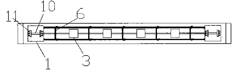 Shear wall with inbuilt continuous-row steel tube concrete core column and soft steel energy consumption bond and manufacturing method thereof