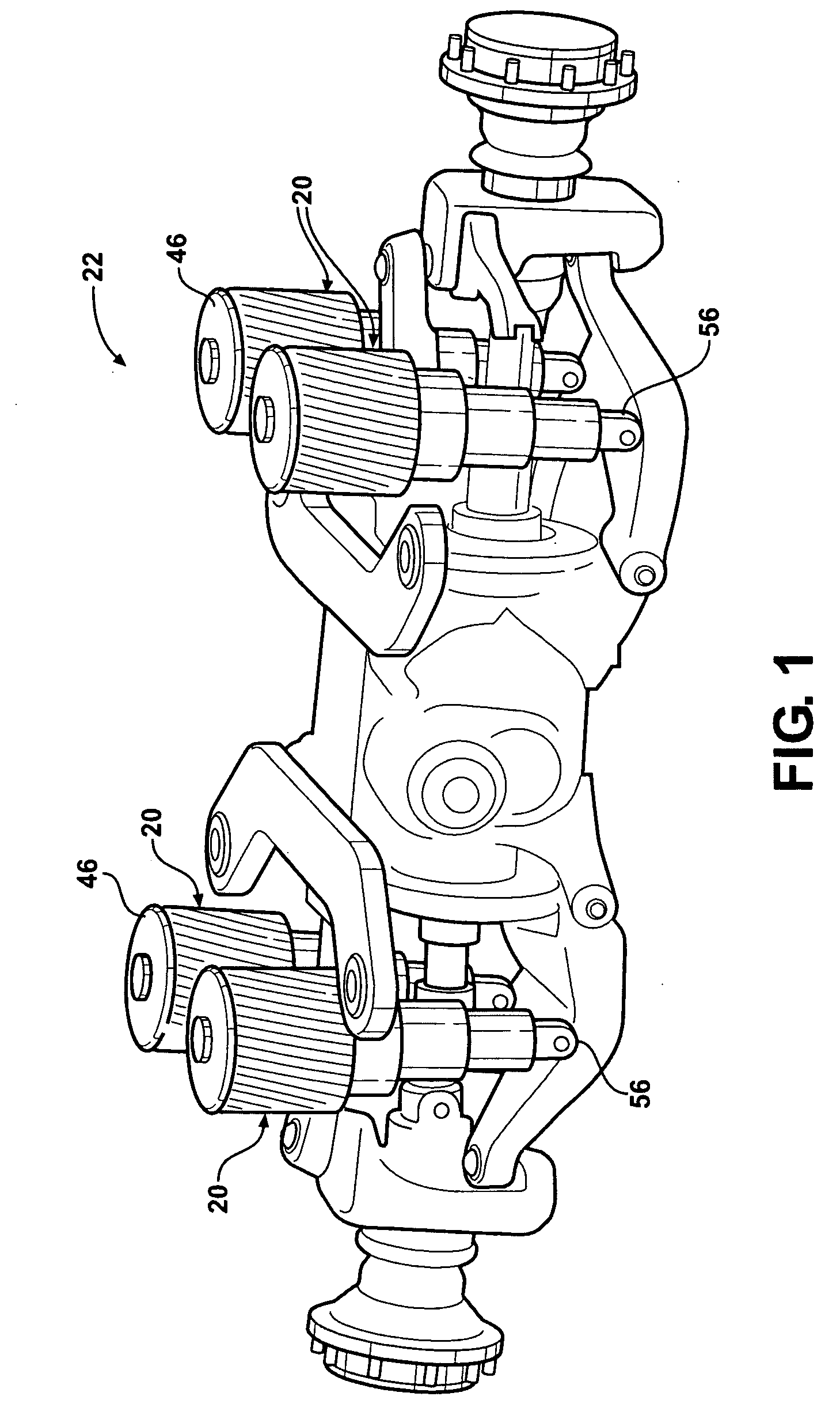 Strut assembly with air spring