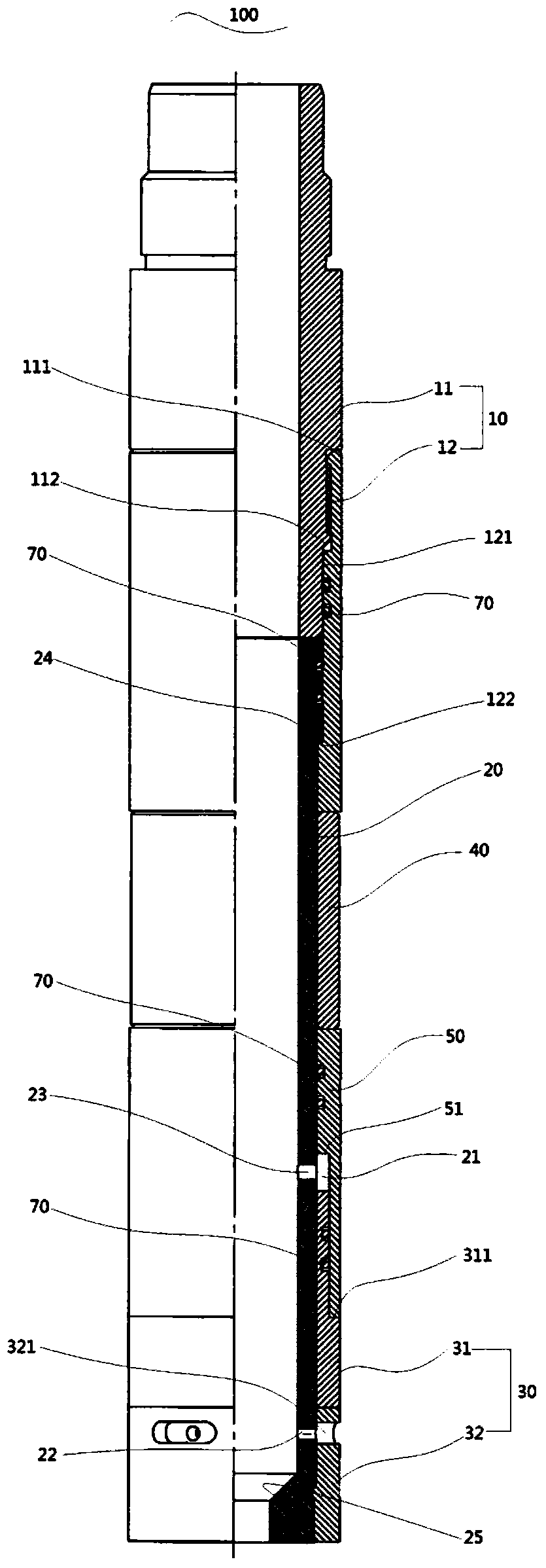 Injection device for high pressure water well