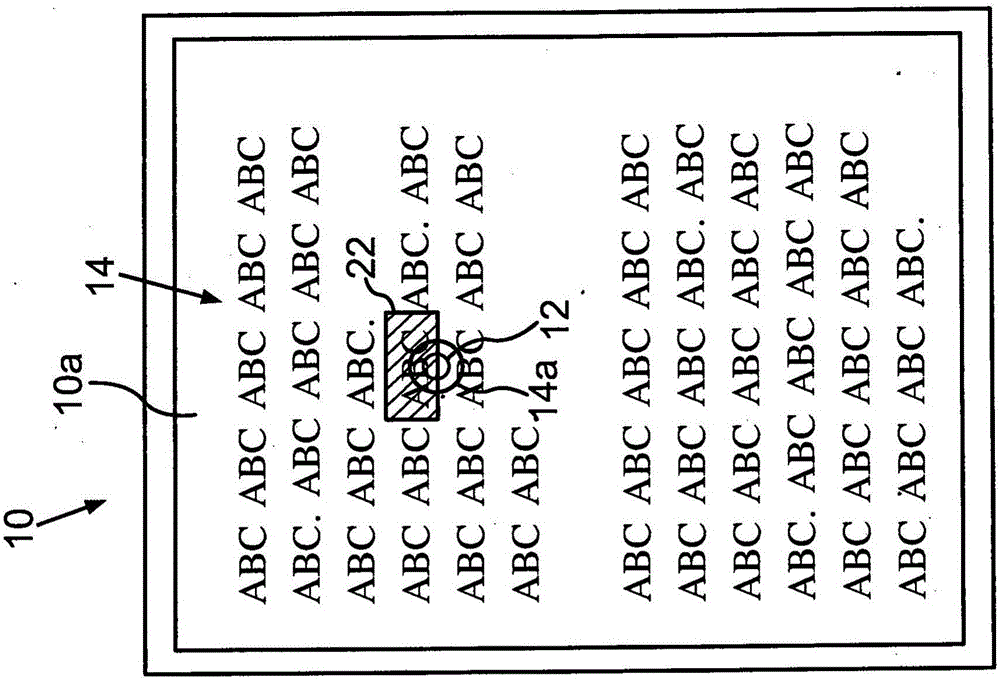 Method for selecting a section of text on a touch-sensitive screen, and display and operator control apparatus