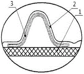 High-density polyethylene (HDPE)-reinforced winding corrugated pipe