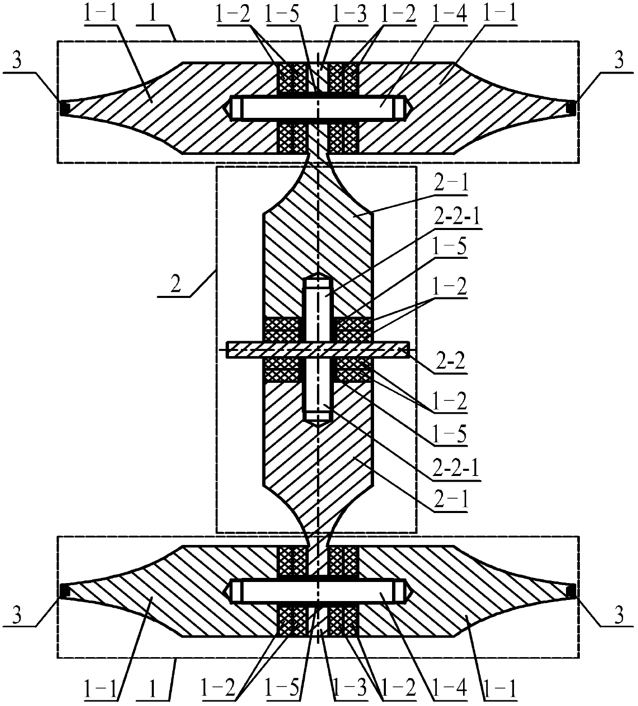 Sandwich I-shaped four-footed linear ultrasonic motor vibrator